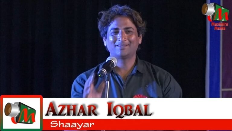 Famous Urdu Poet, Azhar Iqbal