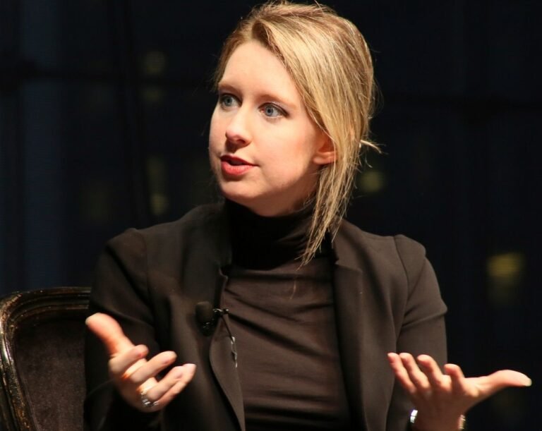 Once the Youngest Female self-made billionaire, Elizabeth Anne Holmes