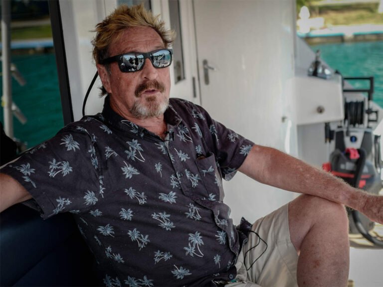 American Software Freak and Entrepreneur, John McAfee