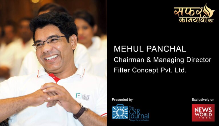 Youth Business Tycoon and the Founder Of Filter Concept, Mehul Panchal