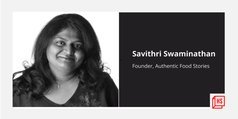 Founder Of Authentic Food Stories, Savithri Swaminathan