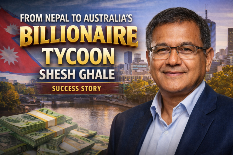 Shesh Ghale: From a Nepali Village to Australia’s Billionaire League
