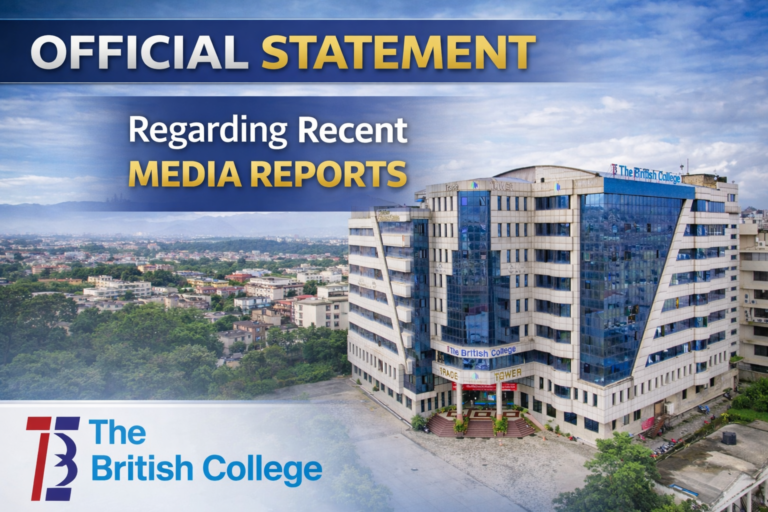 Official Statement from The British College on Recent Media Reports