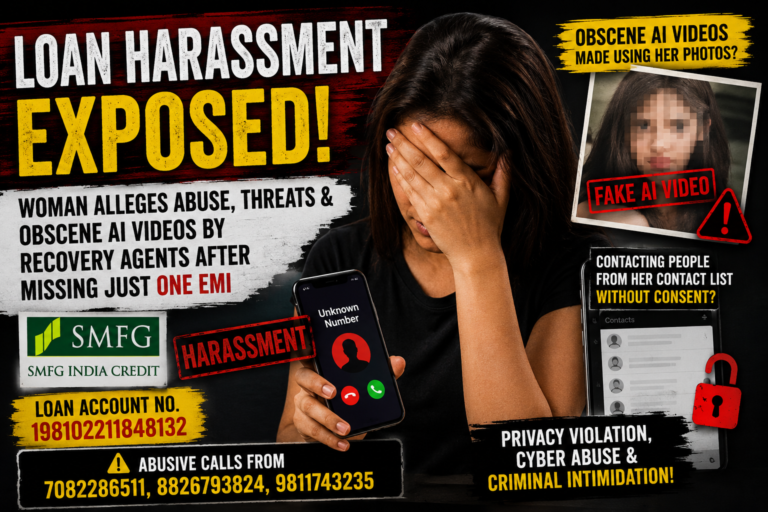 Loan Recovery Harassment Allegations Surface Against Individuals Claiming Association With SMFG