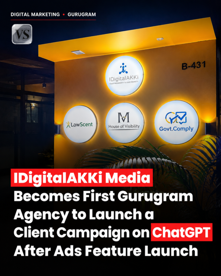 IDigitalAKKi Media Becomes First Gurugram-Based Agency to Launch Client Campaign on ChatGPT